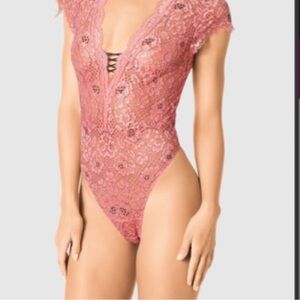 La Senza Pink Bodysuit Lingerie